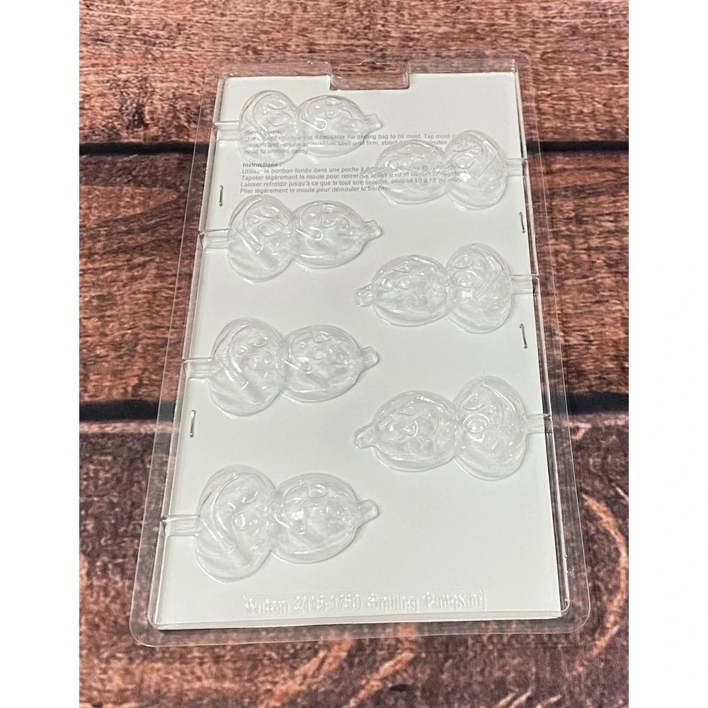 Celebrate It Halloween Chocolate Molds Jack O Lanterns, Spiderwebs and Fangs